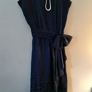 Elegant Navy Blue Dress